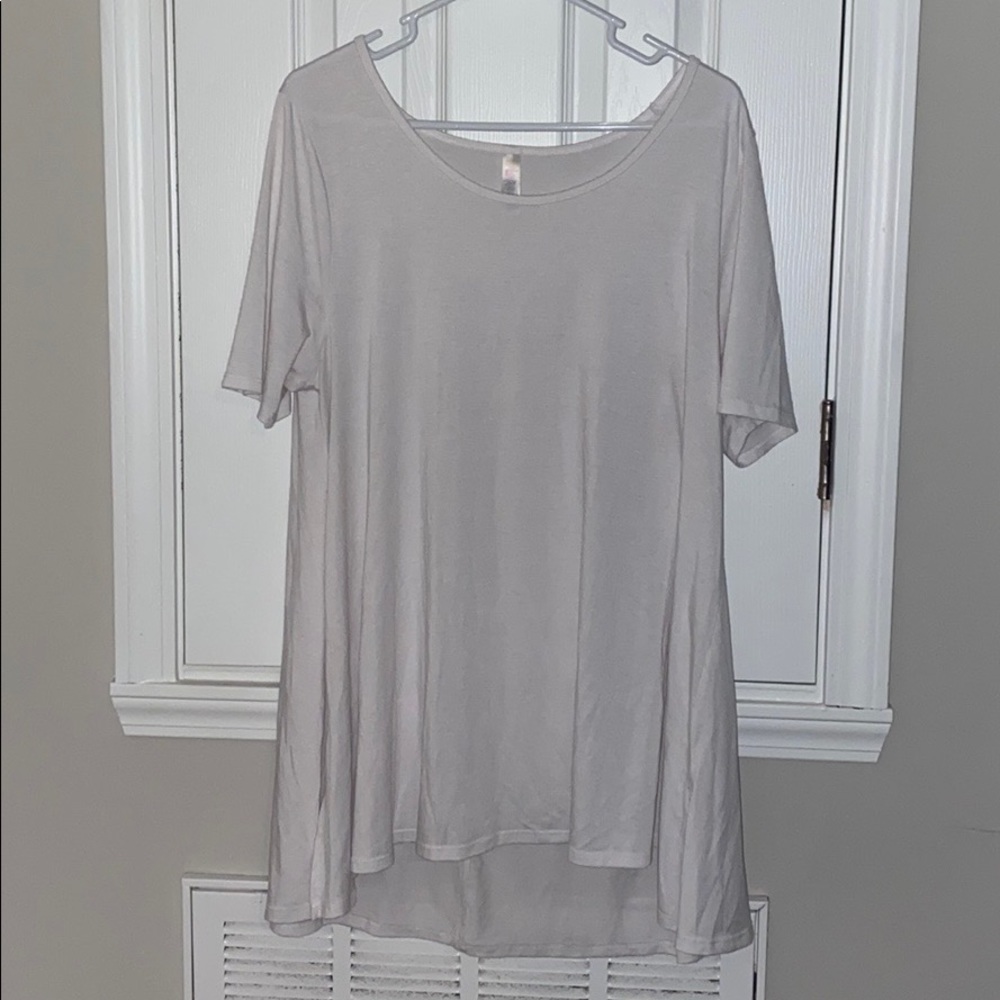 LulaRoe oversized white shirt